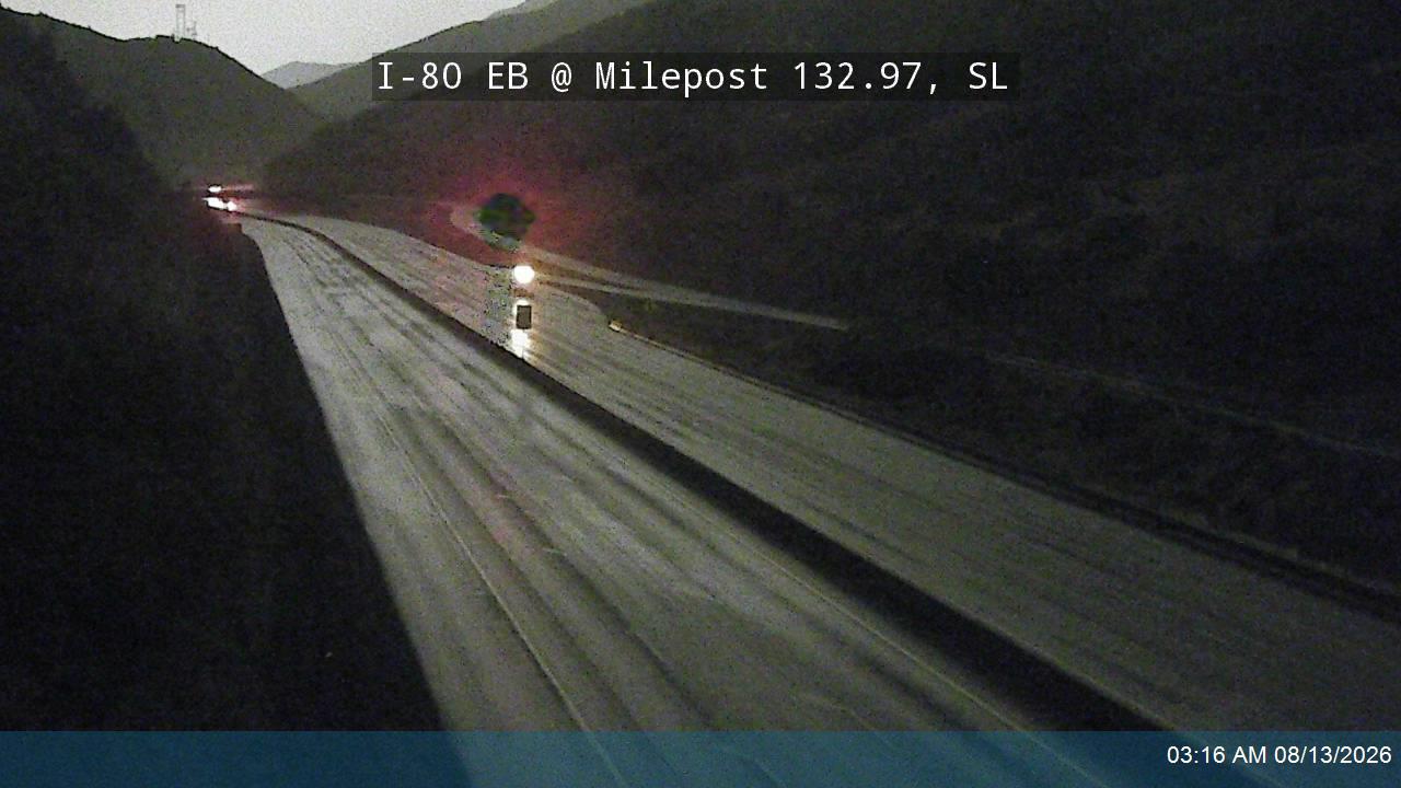 I-80 / Parley's Canyon EB @ Milepost 132.97, SL