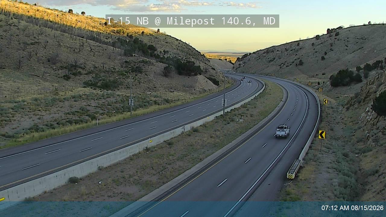 I-15 NB @ Milepost 140.6, MD                                                                        