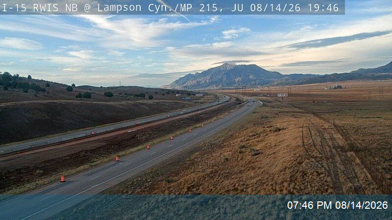 I-15 RWIS NB @ Lampson Canyon / MP 215.06, JU                                                       