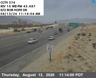 I-10 : (374) East of Bob Hope Drive