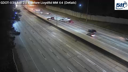 GDOT-0368: I-20 E before LloydRd MM 64 (DeKalb)