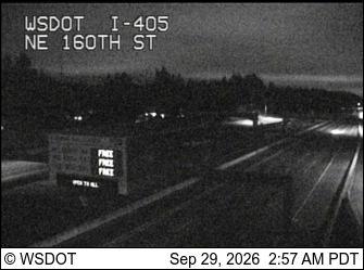 I-405 at MP 22.5: NE 160th St