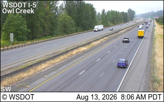 I-5 at MP 35.8: Owl Creek