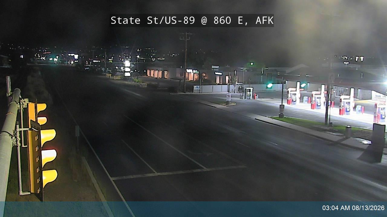State St / US-89 @ 860 E, AFK                                                                       