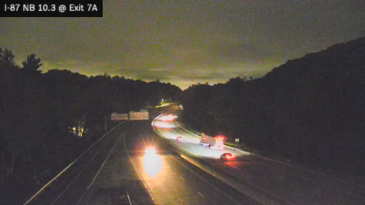 I-87 MP 010.30 NB at Interchange 7A (Saw Mill River Parkway)