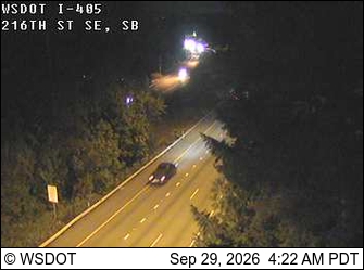 I-405 at MP 27.4: 216th St SE, SB