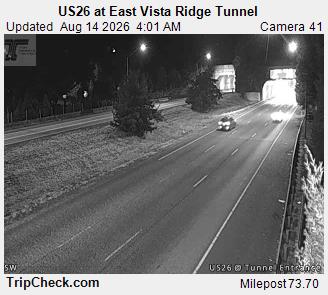 US 26 at East Vista Ridge Tunnel