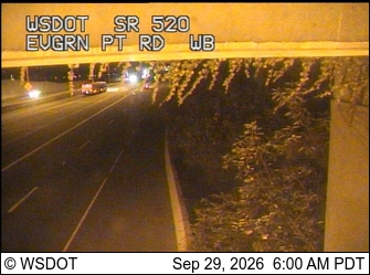 SR 520 at MP 4: Evergreen Pt Rd, WB