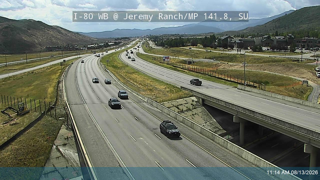 I-80 WB @ Jeremy Ranch / MP 141.8, SU