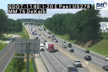 GDOT-1140: I-20 E past US278 MM 76.8 (DeKalb)