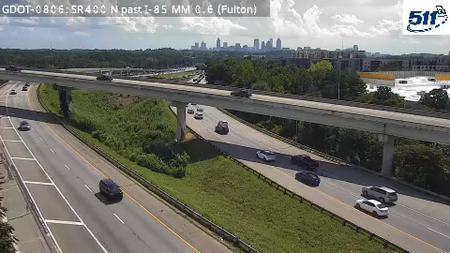 GDOT-0806: SR400/US19 N past I-85 MM 0.6 (Fulton)