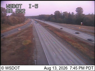 I-5 at MP 212.7: SR 532 Interchange