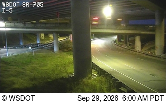 I-5 at 133.7: SB I-705 to NB I-5/SB SR 7, Elevated