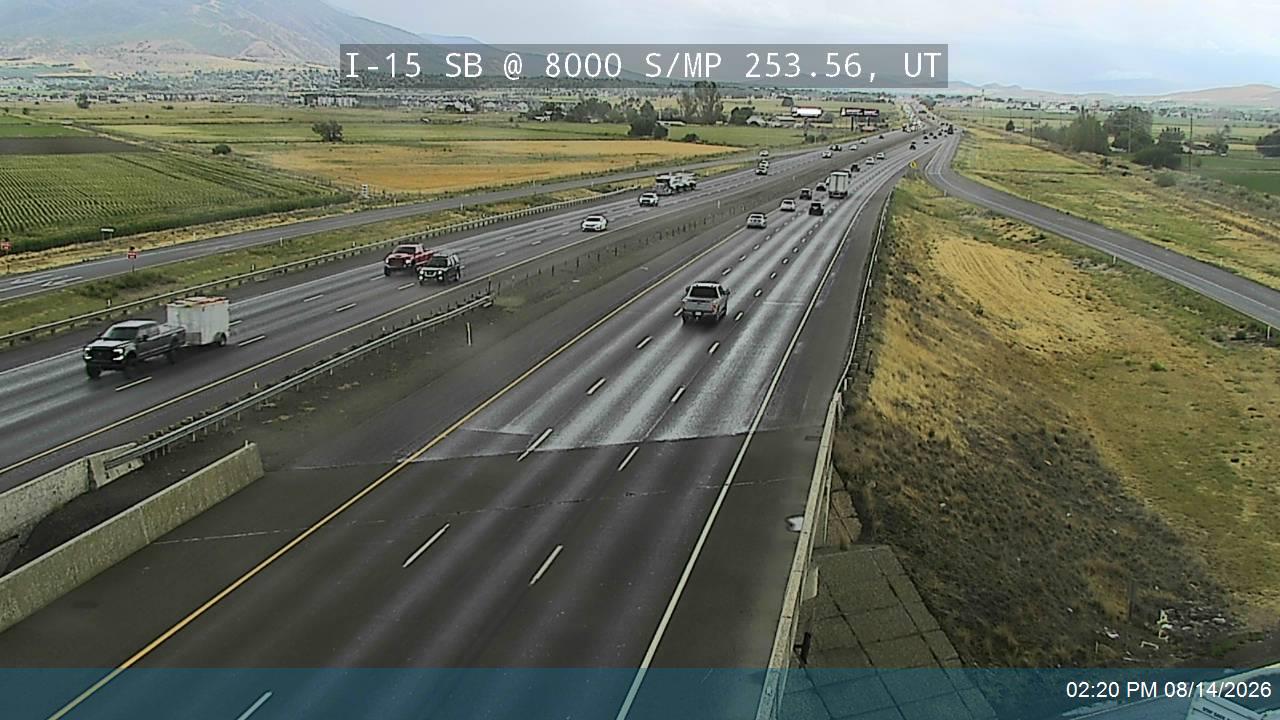 I-15 SB @ 8000 S / SR-164 / MP 253.56, UT