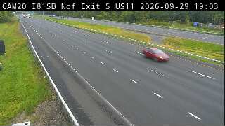 I-81 at VMS 5 (North of Exit 5 - US 11)