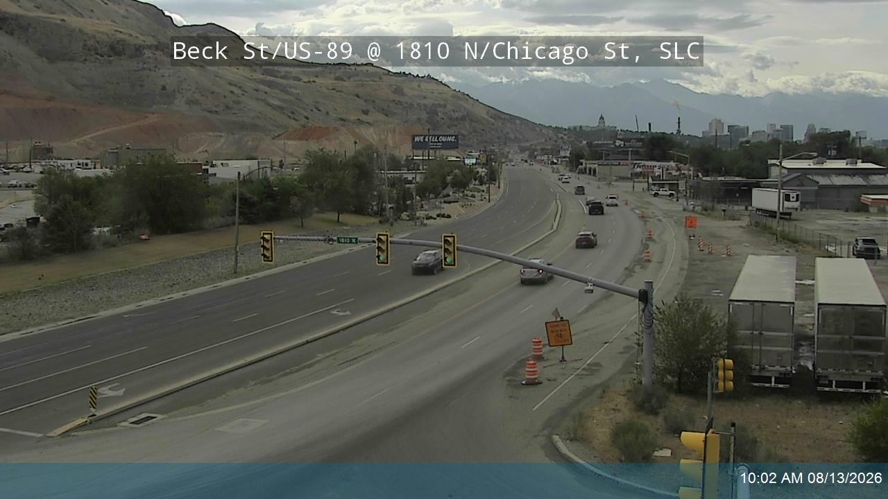 Beck St / US-89 @ 1810 N / Chicago St, SLC                                                          