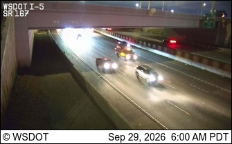 I-5 at MP 138.4: SR 167