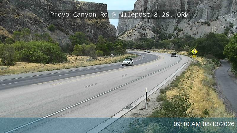 Provo Canyon Rd / US-189 @ Mouth of Provo Canyon / MP 8.26, ORM