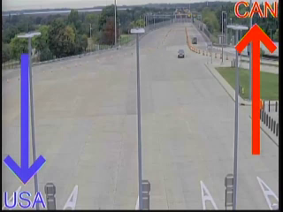 I-190 (Niagara Expy) at US Toll Plaza
