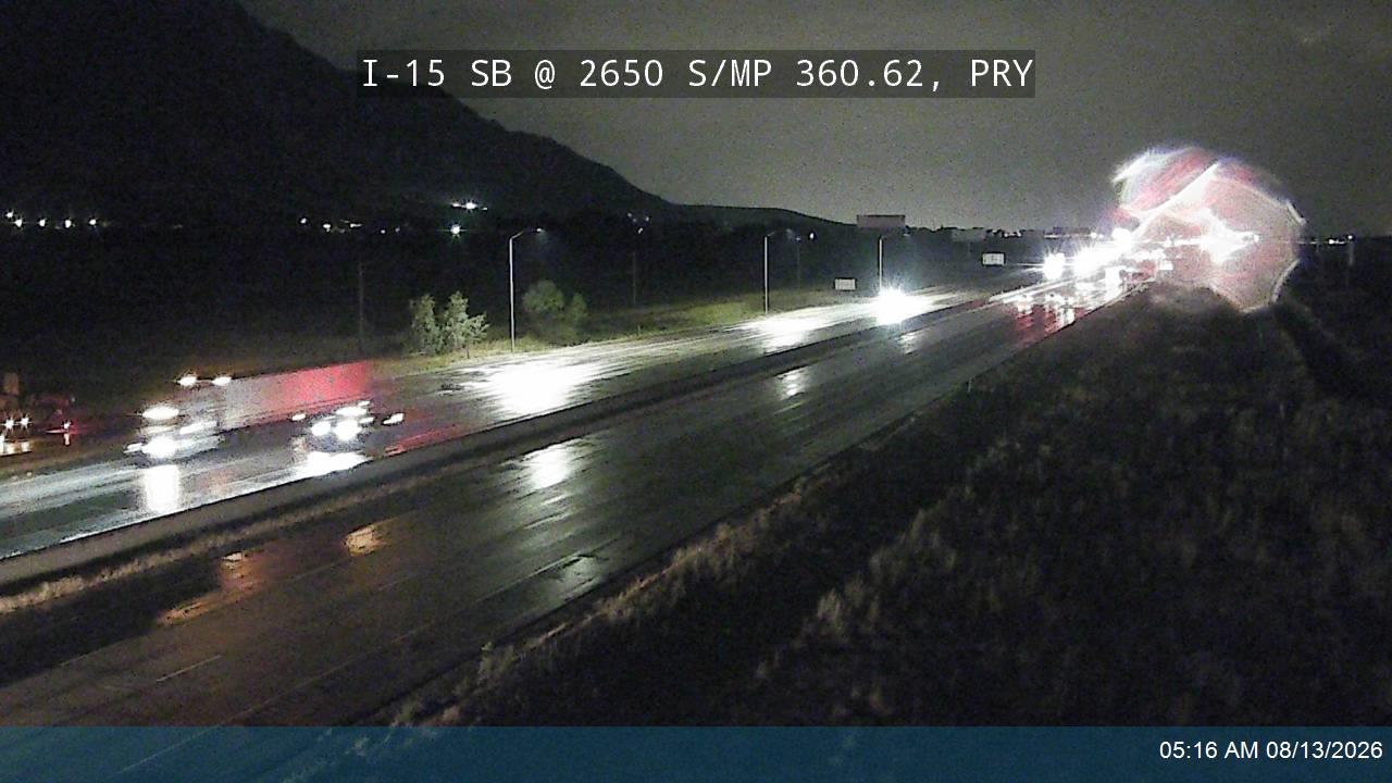I-15 SB @ 2650 S / MP 360.62, PRY