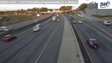 GDOT-1459: I-285 CCW before RoswellRd MM 25.3 (Fulton)