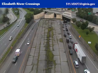 I-264 / MM / Median / I-264 @ Downtown Tunnel (West Tower Cam)