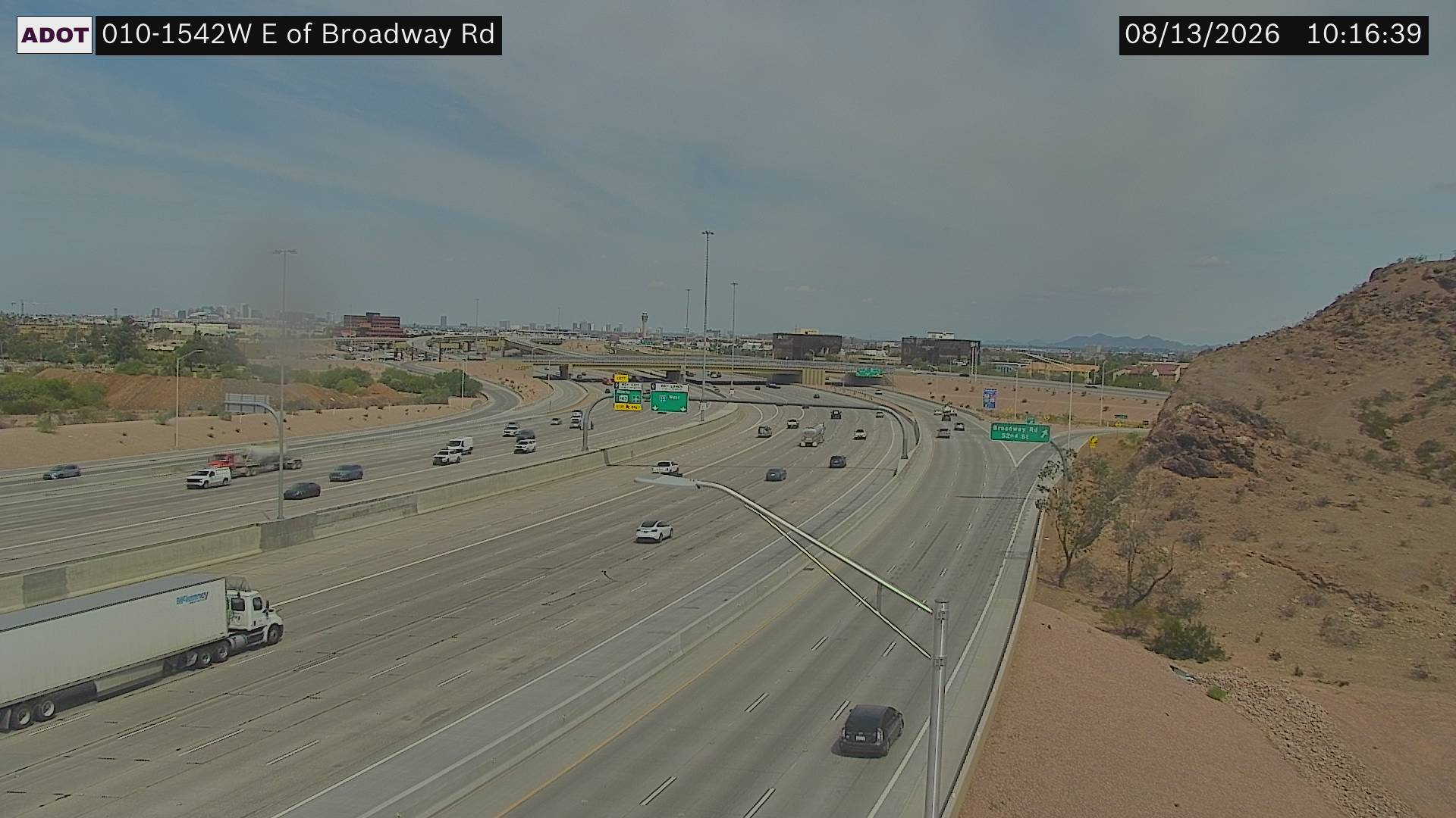 I-10 - I-10 @E of Broadway Rd