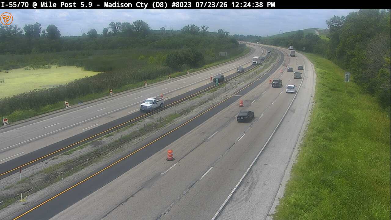I-55/70 at Milepost 5.9 (W of IL 111) (#8023)