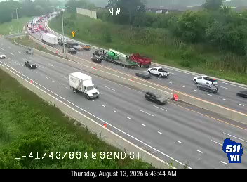 I-41/43/894  - I-41/43/894 at 92nd St