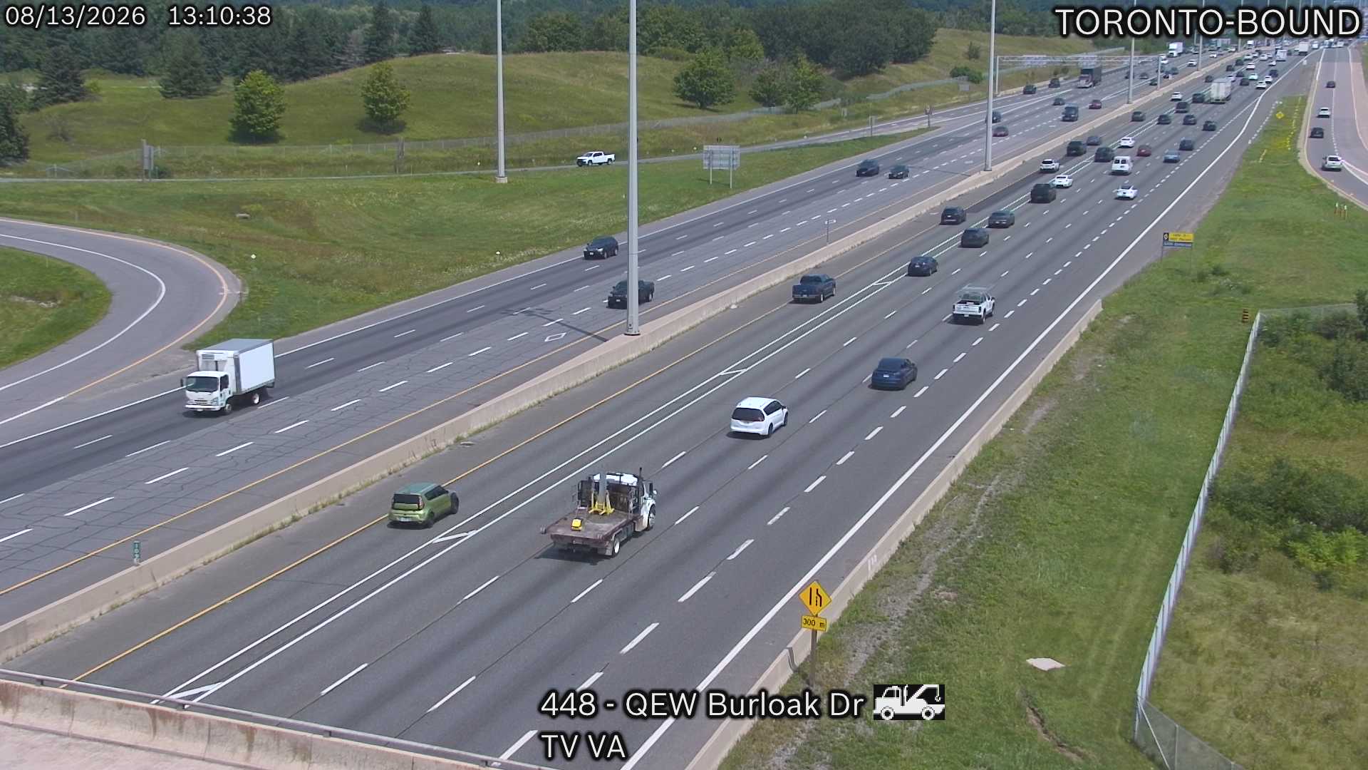 QEW near Burloak Drive