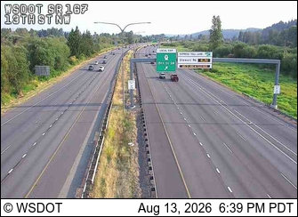 SR 167 at MP 15.5: 13th St NW