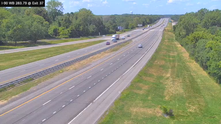 I-90 MP 283.79 WB at Interchange 37