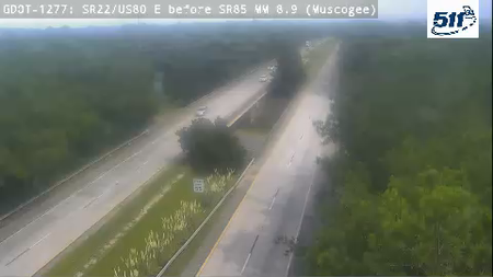 GDOT-1277: SR22/US80 E before SR85 MM 8.9 (Muscogee)