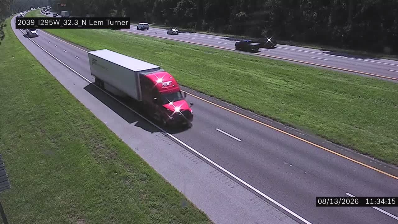 I-295 W N of Lem Turner Rd
