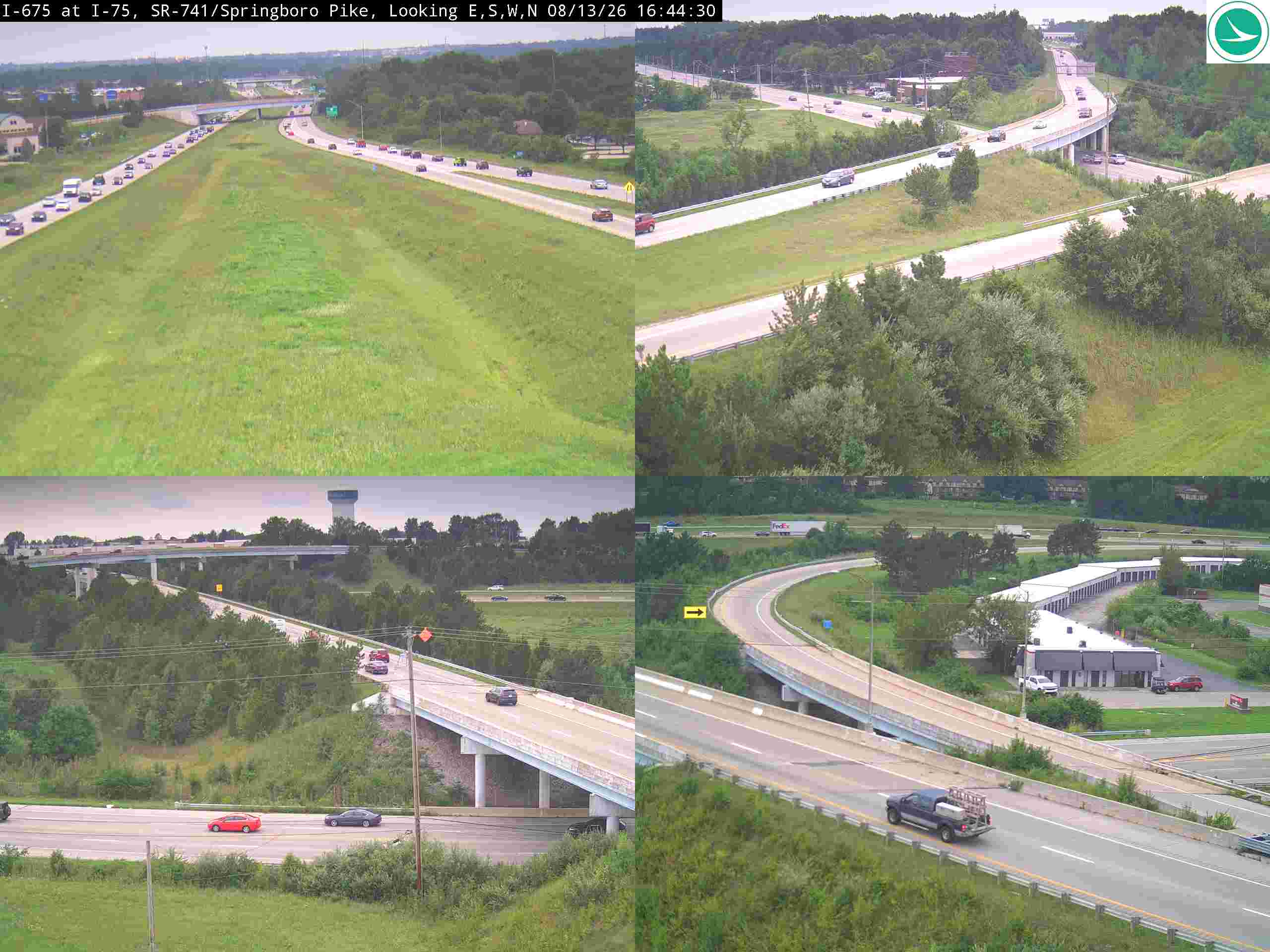 I-675 at I-75, SR-741/Springboro Pike