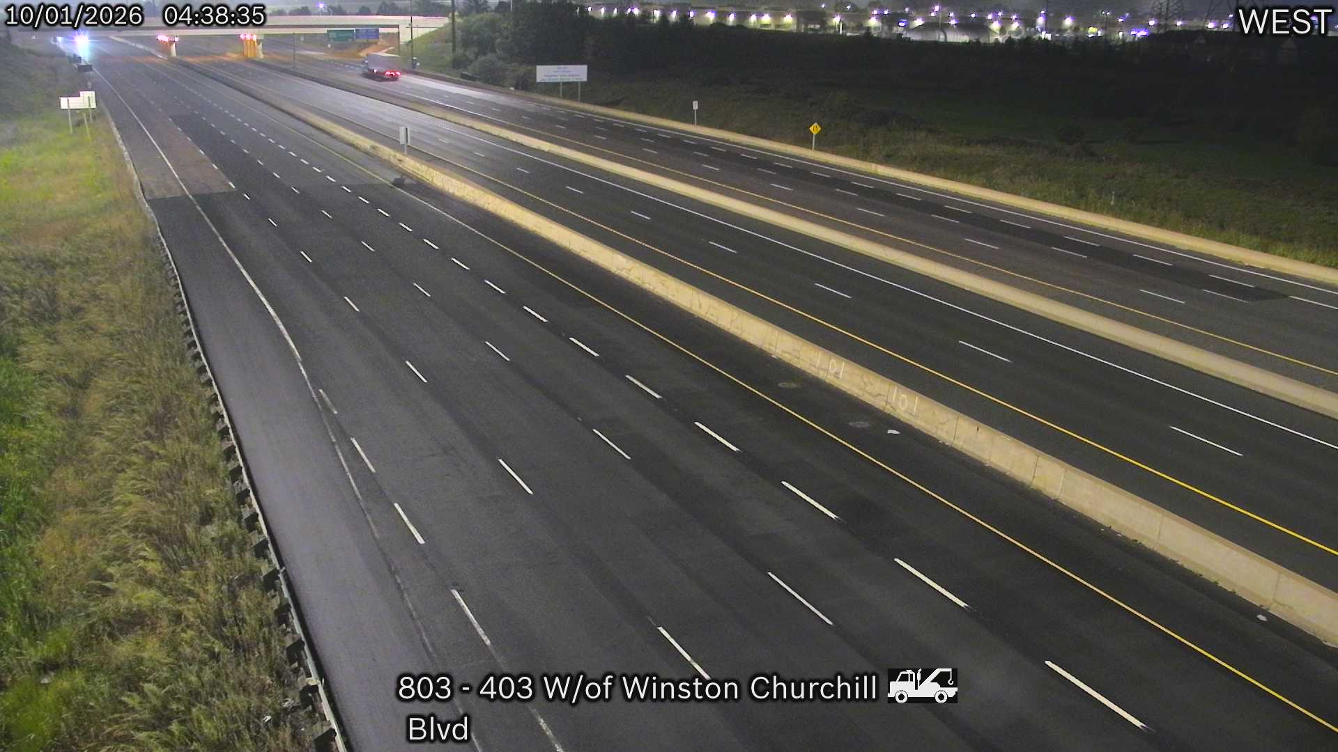 Highway 403 West of Winston Churchill Boulevard
