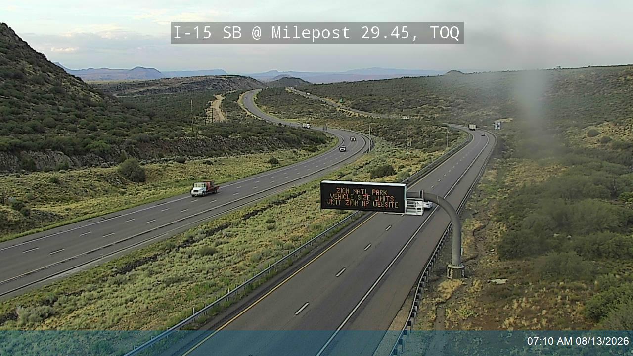 I-15 SB @ Milepost 29.45, TOQ