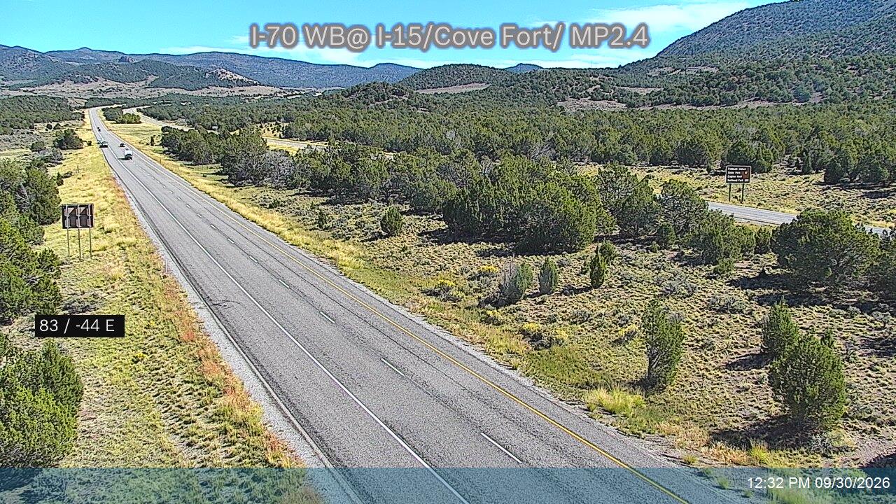 I-70 WB @ I-15 / Cove Fort / MP 2.4, MD