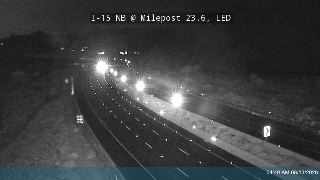 I-15 NB @ Silver Reef Rd / MP 23.6, LED                                                             