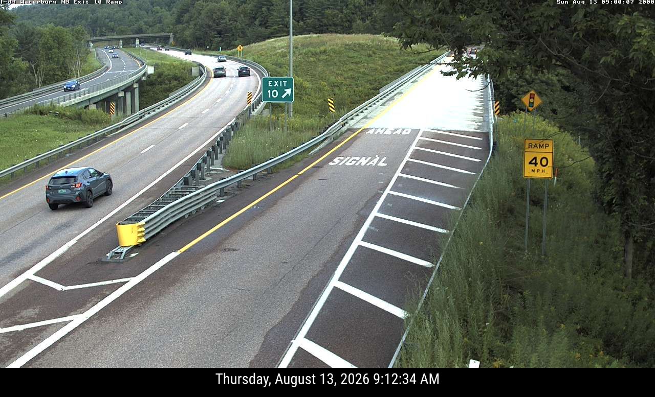 WATERBURY 1-89 Exit 10 North