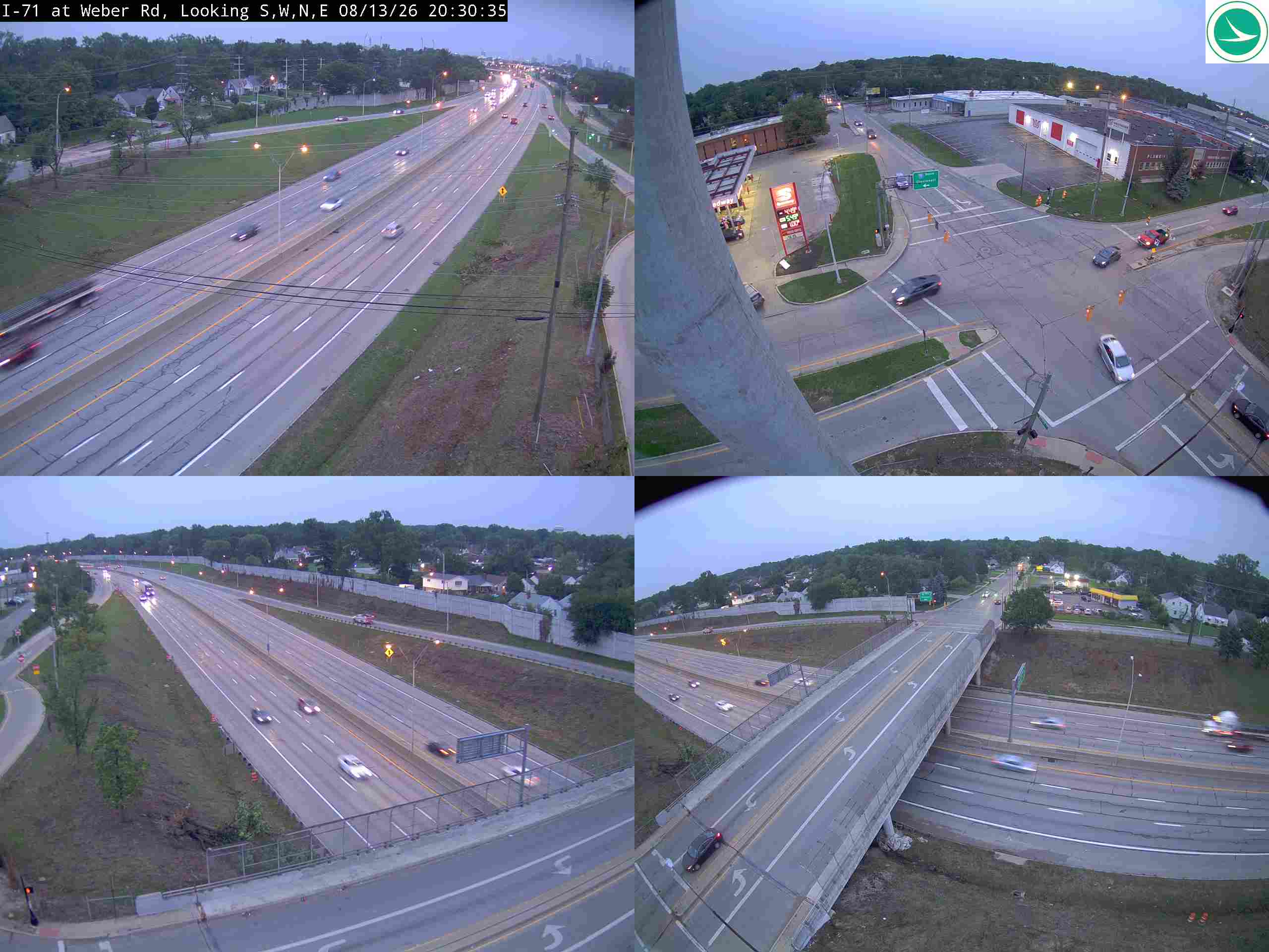 I-71 at Weber Rd