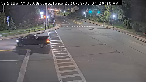 NY 5 EB at NY 30A Bridge St