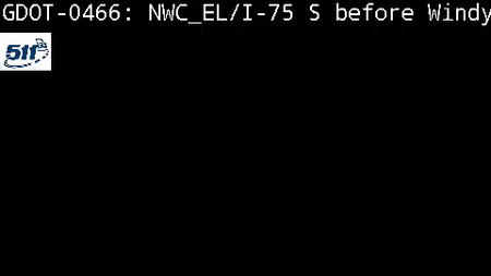 GDOT-0466: I-75 S before WindyHillRd MM 259.8 (Cobb)