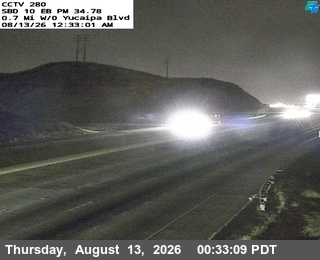 I-10: (280) 0.7 mi w/o Yucaipa Blvd