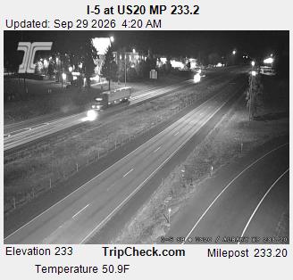 I-5 at US20 MP 233.2
