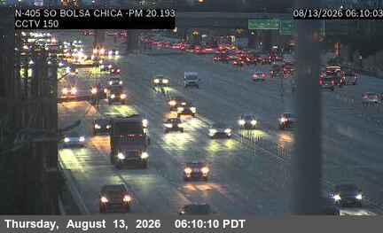 I-405 : (150) South of Bolsa Chica