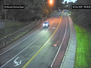 NY-59 EB at Hillcrest Road MM 6.18