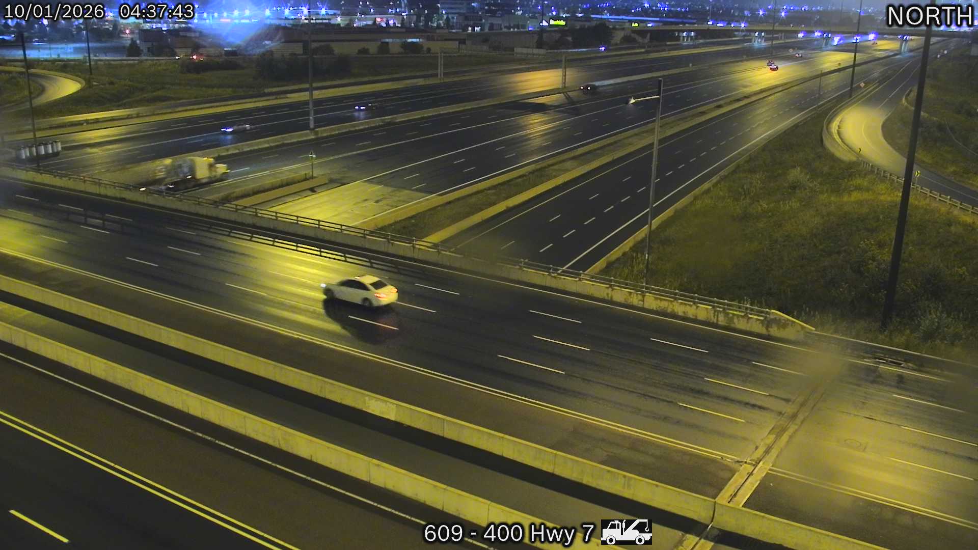 Highway 400 at Highway 7