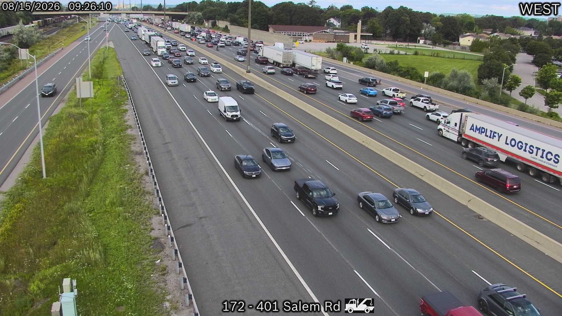 Highway 401 near Salem Road