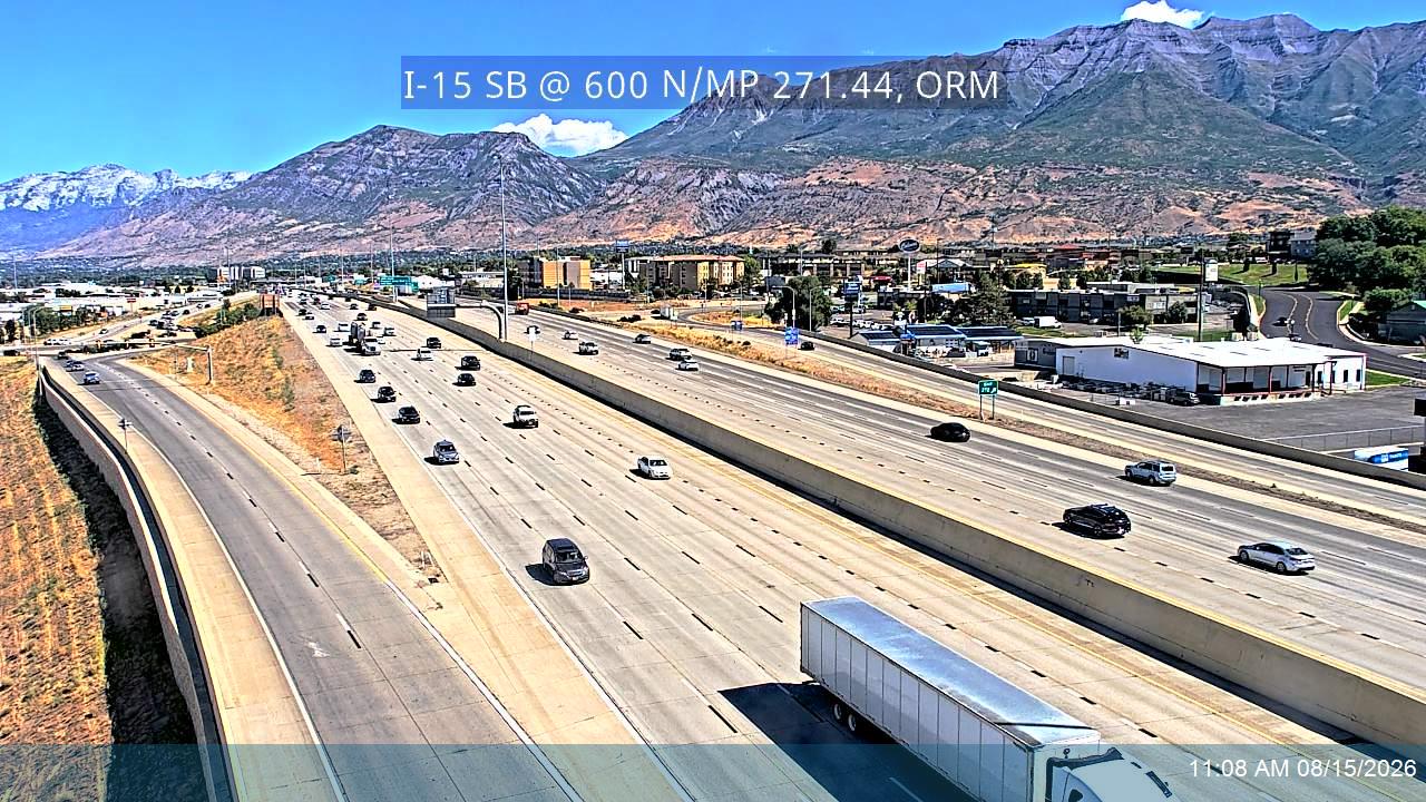 I-15 SB @ 600 N / MP 271.44, ORM